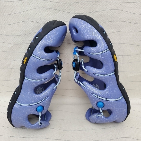 Mion by Keen Youth Purple Flowers Sandals Shoes Waterproof Hiking Swim Size 3 - Picture 8 of 10